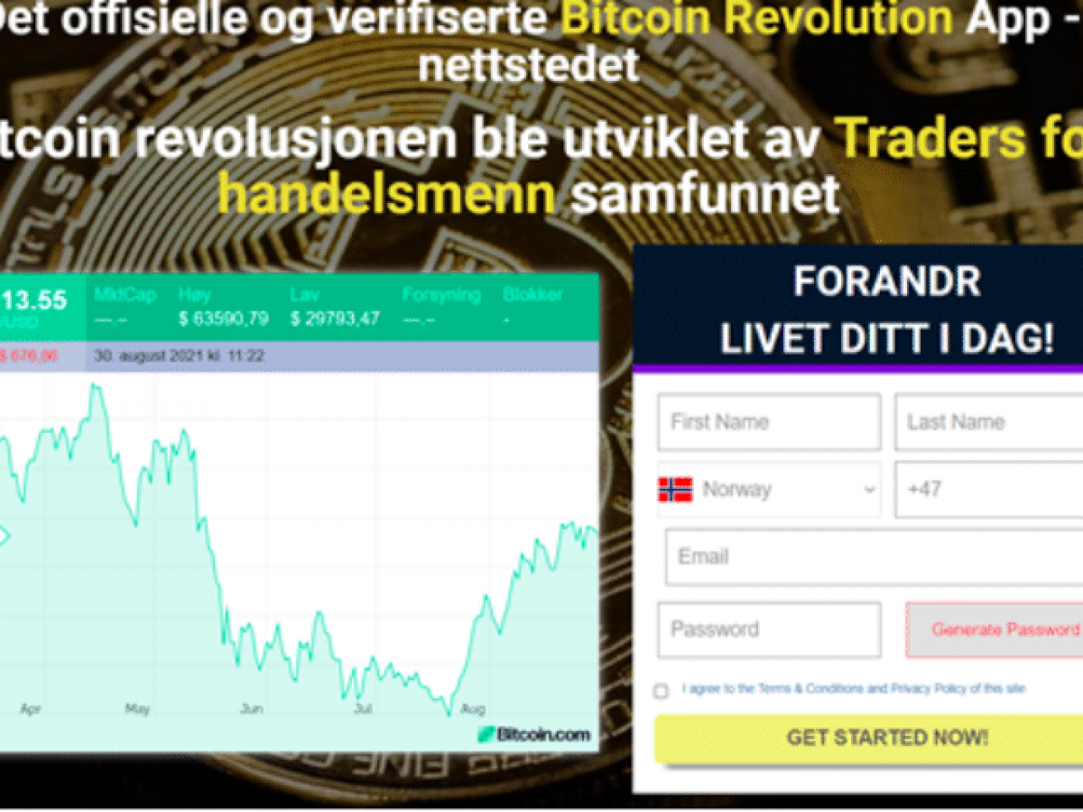 Bitcoin Revolution - Svindel eller Ekte? Les Anmeldelse