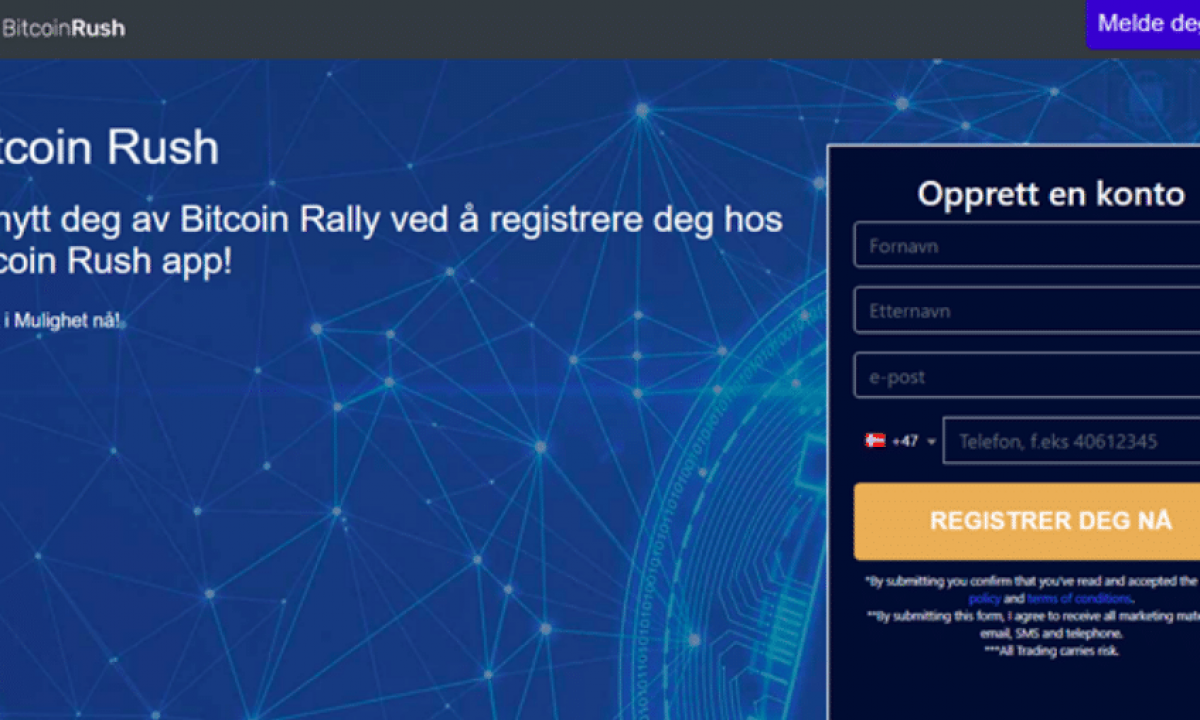 Bitcoin Rush erfaringer 2025 - Se vår Bitcoin Rush test