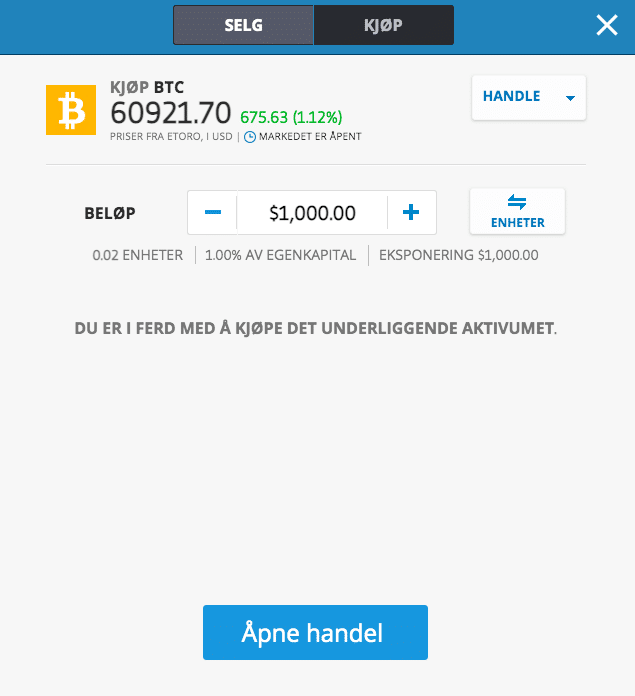 kjøpe bitcoin