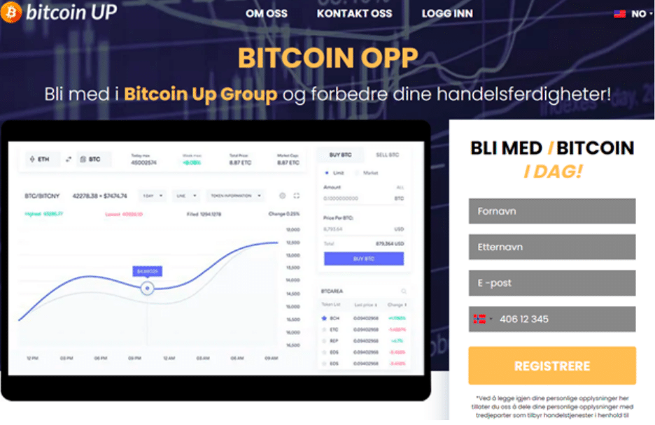 bitcoin up anmeldelse