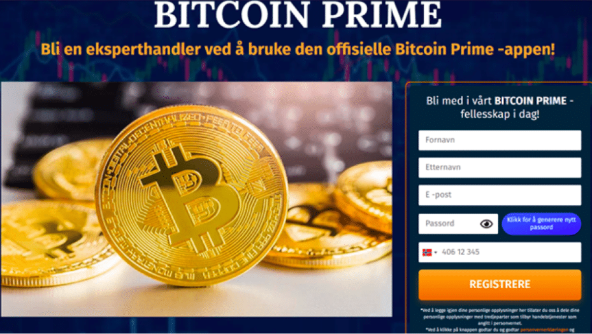 Bitcoin Prime Norge 2026 - Se våre Bitcoin Prime Erfaringer
