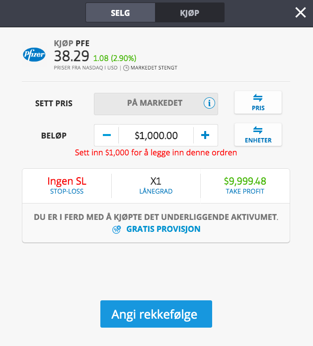 invester i pfizer aksjer