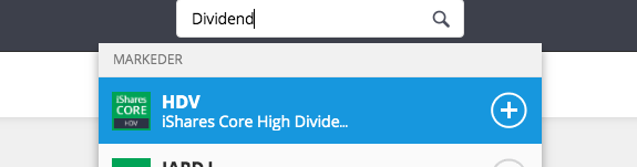dividend etf