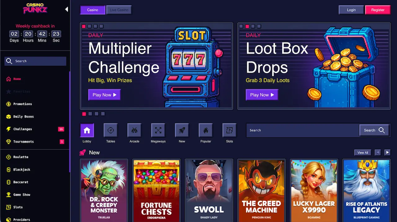 casinopunkz crypto casino
