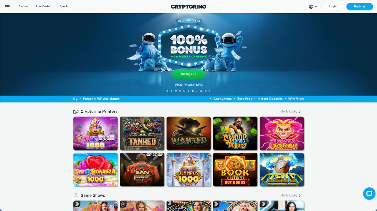 cryptorino crypto casino