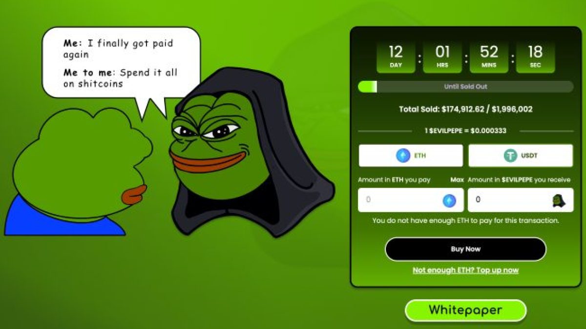 Evil Pepe kurs prognose 2026 - Hva påvirker EVILPEPE pris