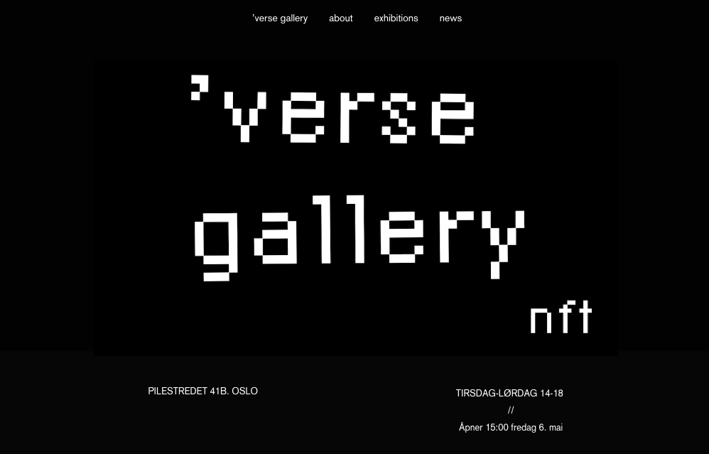 Verse gallery hjemmeside 