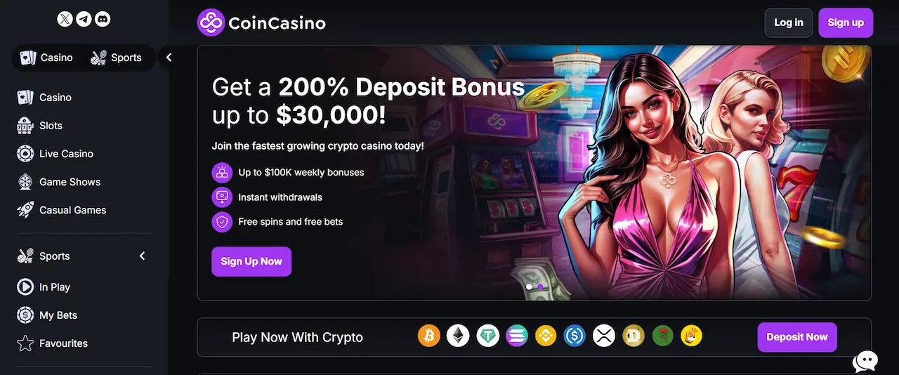 Coincasino index