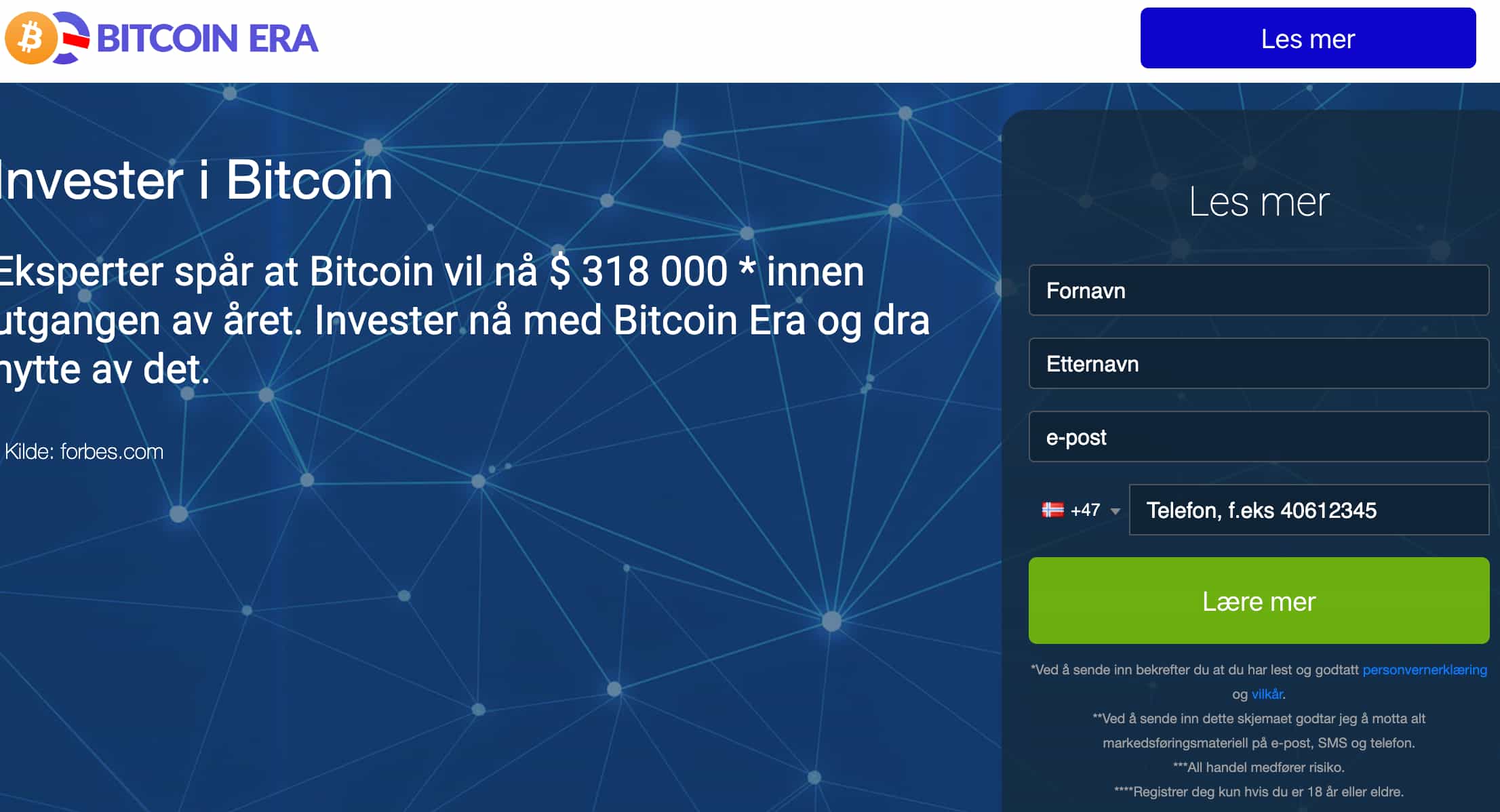 Bitcoin Era Frontpage