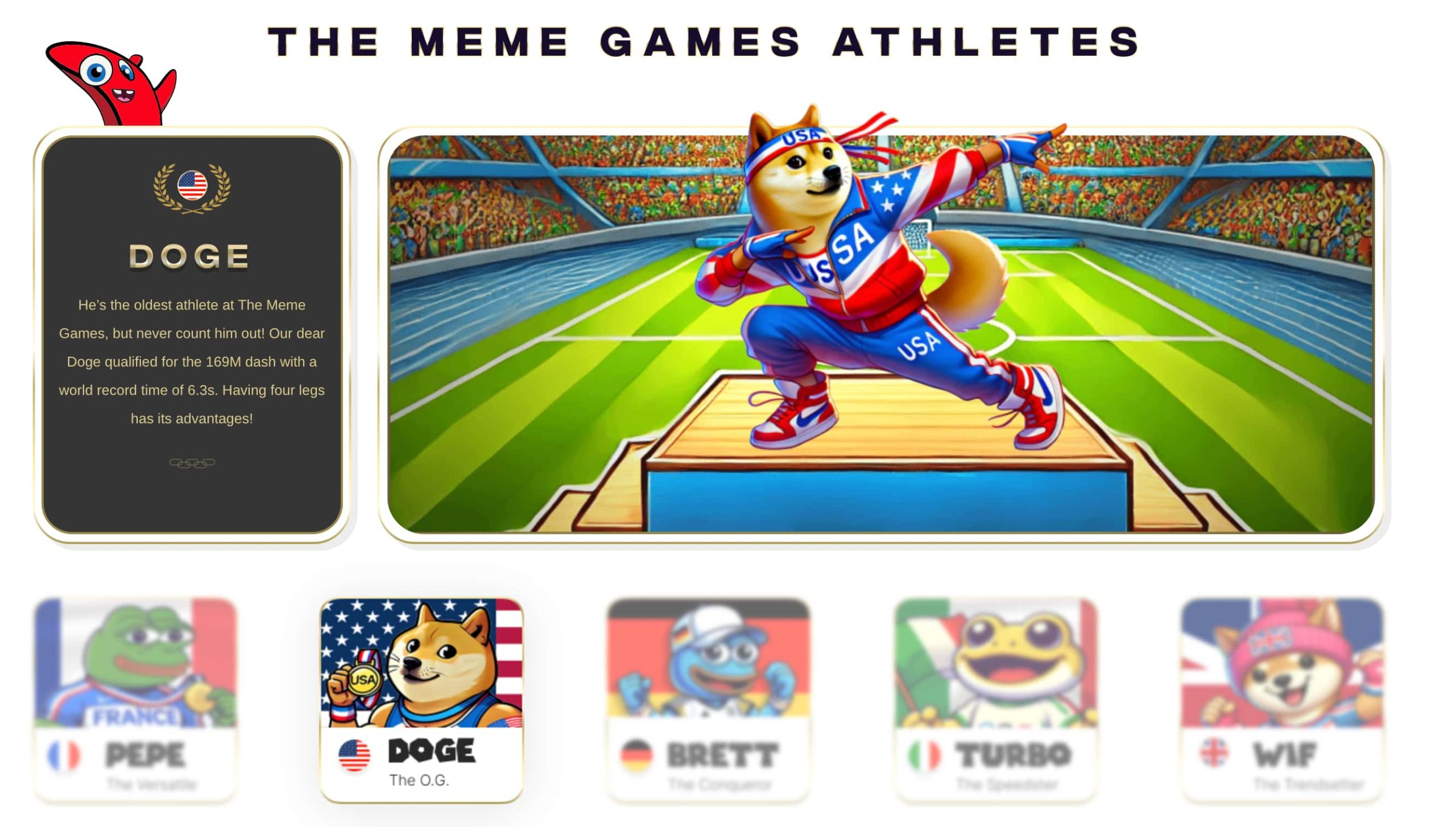 The Meme Games Athletes Scaled