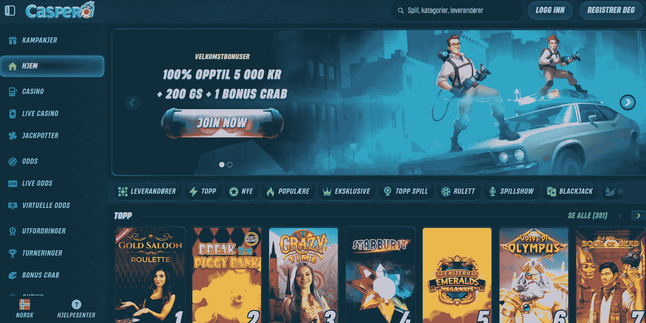 Caspero online casino