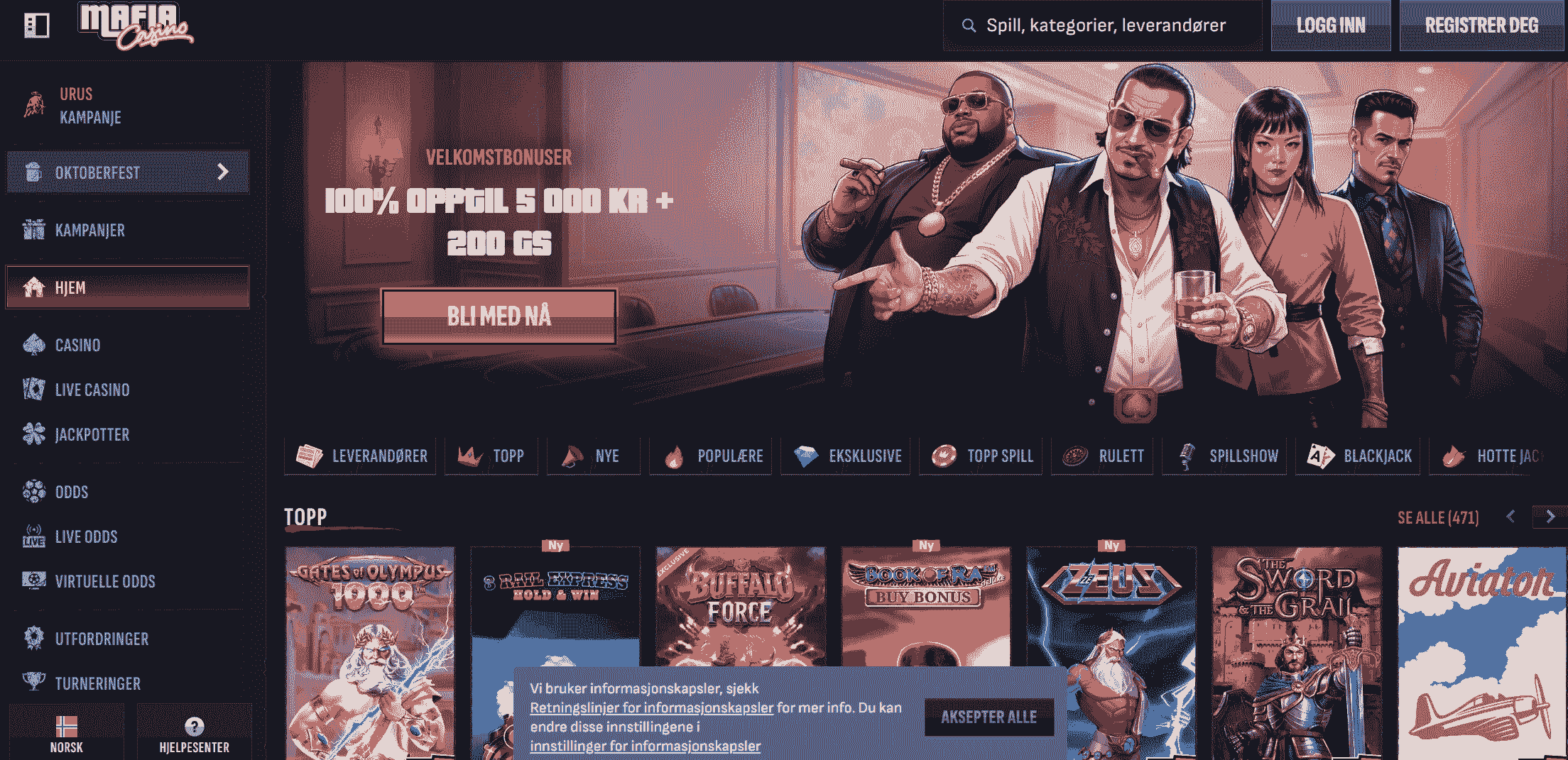 Mafia Casino på nett