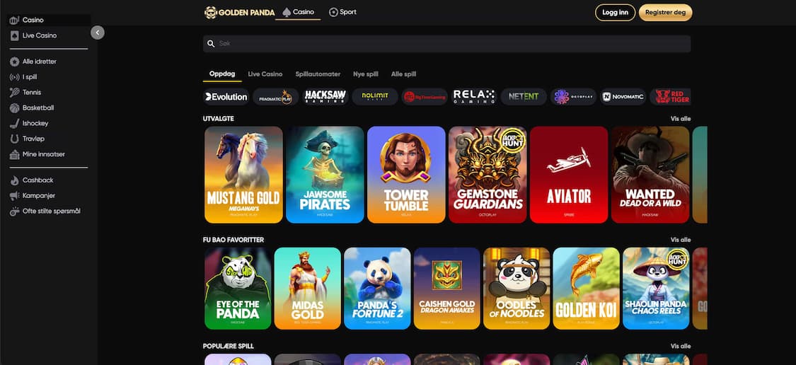 Golden Panda Casino Norge