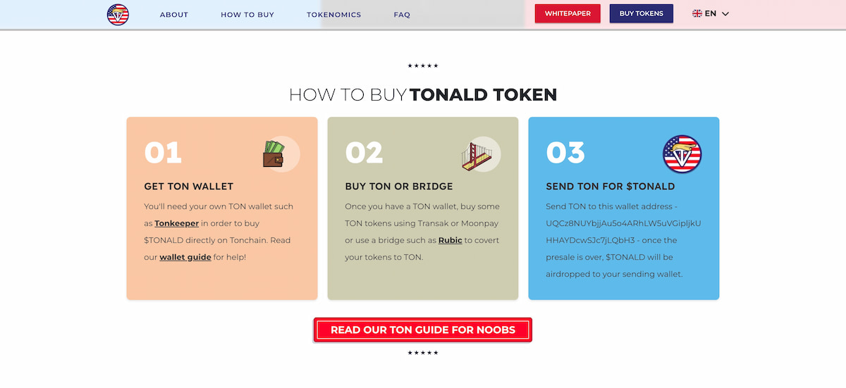 Hvordan kjøpe tonald token guide