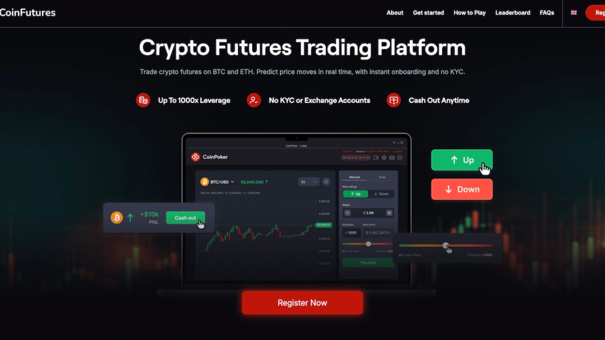 CoinFutures anmeldelse - Se våre erfaringer med CoinFutures